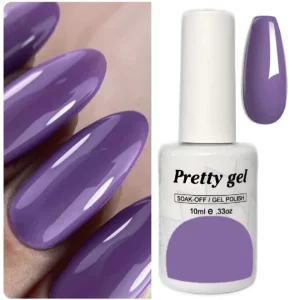 гел лак Pretty 191 лавандулов елеганс светло лилав нюанс 15 мл