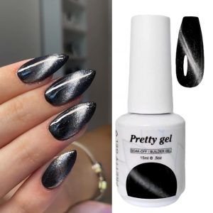 Гел лак Pretty 7004 Котешко око UV/LED 15 мл – магнитен гел лак