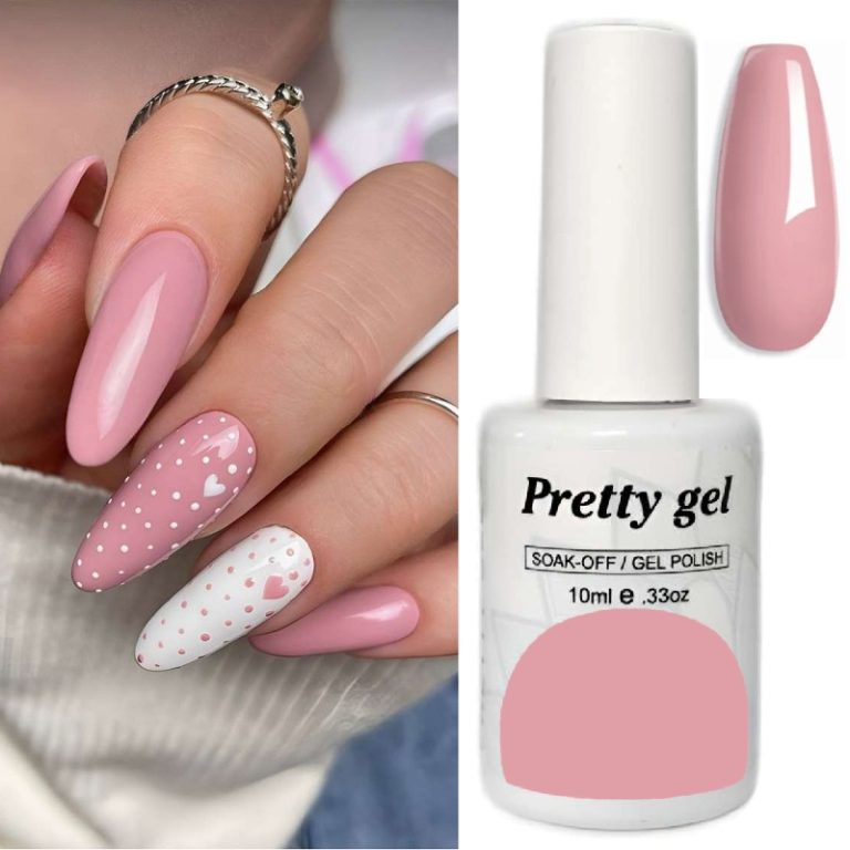 gel-lak-pretty-98-pepel-ot-rozi гел лак Pretty 98 пепел от рози прашен розов нюанс 15 мл