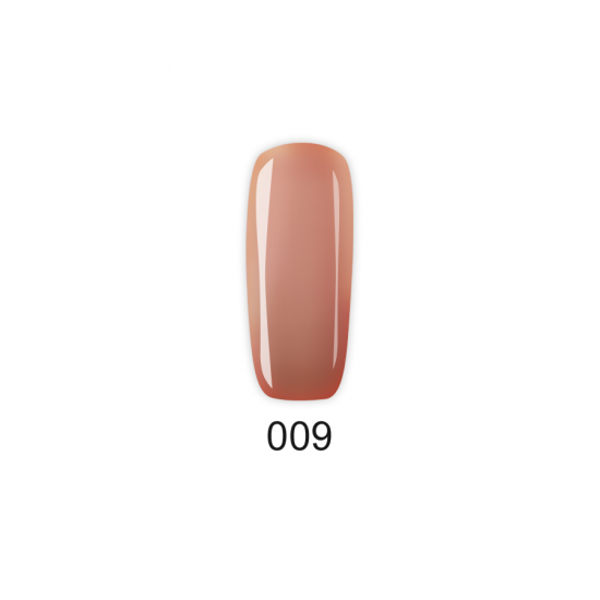 Pretty Gel 009-Бледа керемида цвят -15 мл.