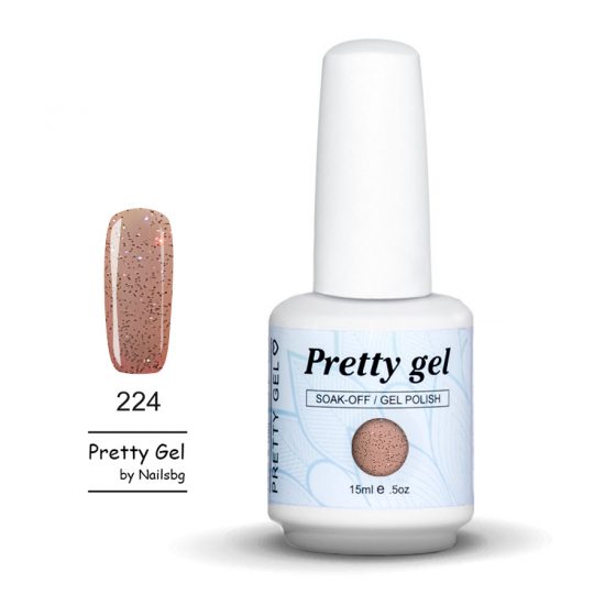 gel-lak-pretty-gel-224-candy-glitter-nail