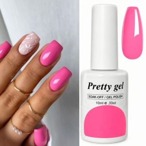 Гел лак Pretty 863-Розов неон 15 мл.