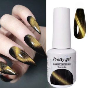 Гел лак Pretty 7002 Котешко око UV/LED 15 мл – магнитен гел лак