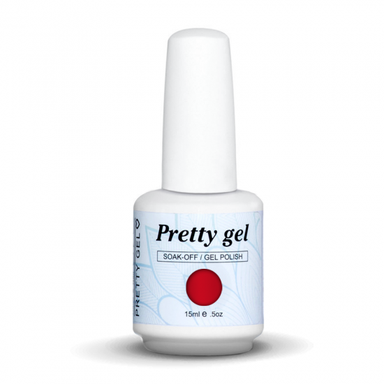 gel-lak-pretty-gel-067-summer-red-nail