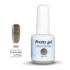gel-lak-pretty-gel-660-brokat-nail