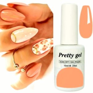 гел лак Pretty 13 крем праскова топъл нежен nude цвят