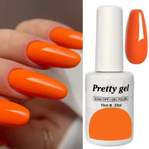 гел лак Pretty 164 ориенталско оранжево гел лак 15 мл