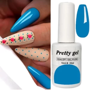 гел лак Pretty 40 пастелено синьо гел лак 15 мл