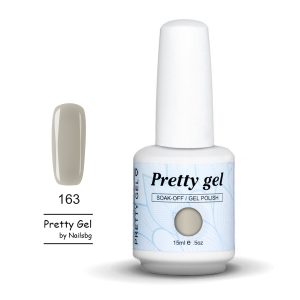 gel-lak-pretty-gel-163-milk-nail