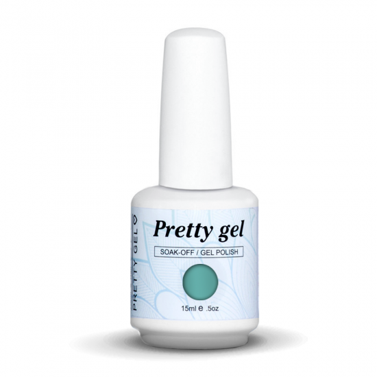 gel-lak-pretty-gel-166-magic-green-nail