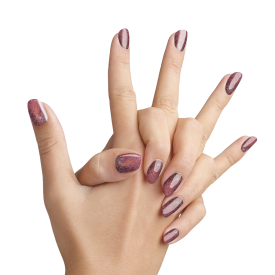 gel-lak-pretty-gel-598-purple-glitter-nail
