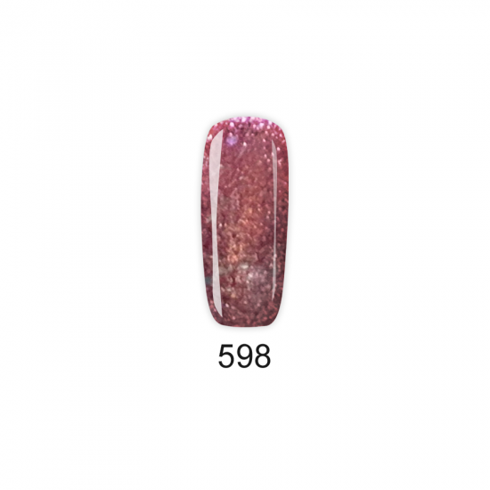 gel-lak-pretty-gel-598-purple-glitter-nail