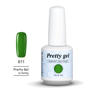 gel-lak-pretty-gel-611-light-apple-nail