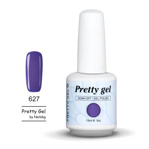 gel-lak-pretty-gel-627-purple-orchid-nail