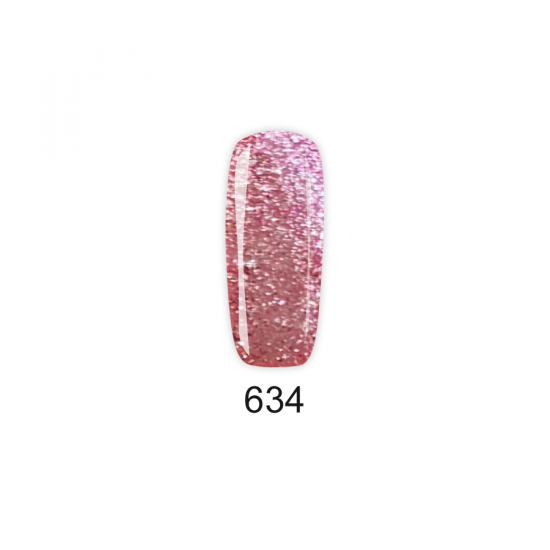 gel-lak-pretty-gel-634-golden-pink-rose-nail