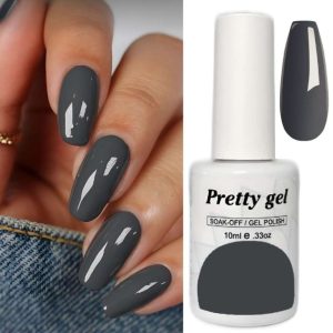 гел лак pretty 532 графитено сиво тъмно сив нюанс 15 мл