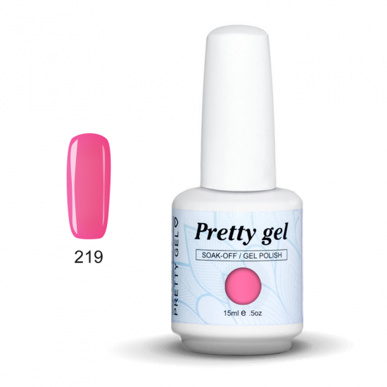 Pretty Gel 219 - Pink kiss 15 мл.