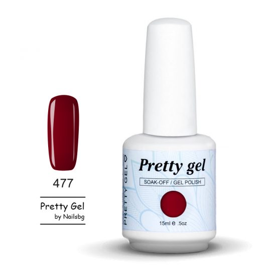 gel-lak-pretty-gel-477-cherveno-vino-nail