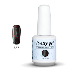 Pretty Gel 857 - Цветно морско дъно 15 мл.