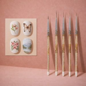 Комплект-5бр. комбинирани четки за рисуване и 3D декорации