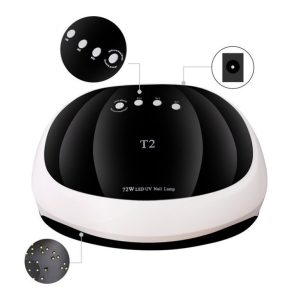 UV/LED Лампа за Маникюр SUN T2 72W с 36 LED Диода