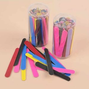 Мини пили за нокти в кутийка 80 броя 120 grit