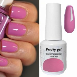 Гел лак Pretty 052 „Розова орхидея“ – розово-лилав гел лак 15 мл