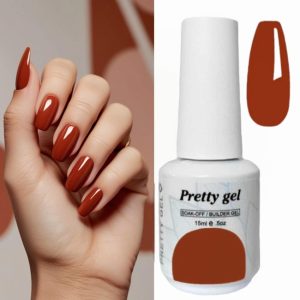 Гел лак Pretty 064 „Керемида“ – керемидено червен гел лак 15 мл