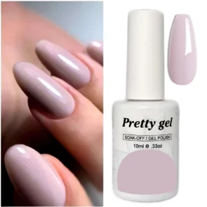 Гел лак Pretty 109 – розово-лилав гел лак за маникюр, 10 мл