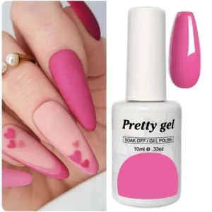 Гел лак Pretty 127 – омагьосваща циклама гел лак за маникюр, 10 мл