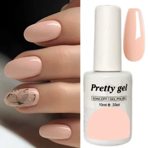 Гел лак Pretty 8 Нежна праскова – светъл прасковено нюд гел лак 10 мл