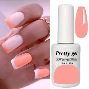 Гел лак Pretty А29 Прасковен мъх Peach Fuzz UV/LED 10 мл