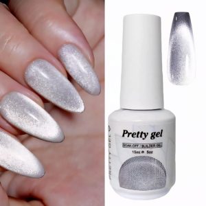 Гел лак Pretty 5201 / 5202 Седефено котешко око UV/LED 15 мл – магнитен гел лак