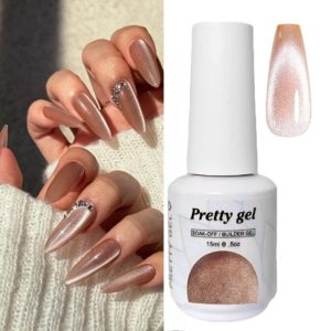 Гел лак Pretty 5205 Седефено котешко око UV/LED 15 мл – магнитен гел лак