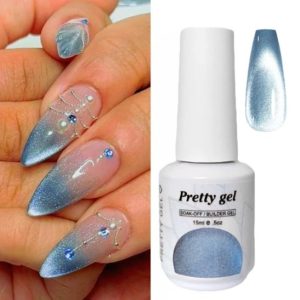 Гел лак Pretty 5211 Седефено котешко око UV/LED 15 мл – магнитен ефект