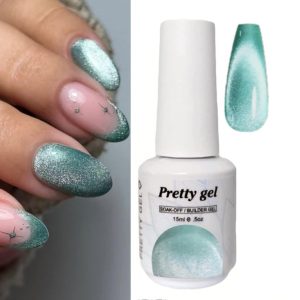 Гел лак Pretty 5212 Седефено котешко око UV/LED 15 мл – магнитен гел лак