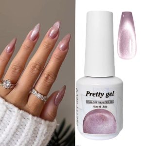 Гел лак Pretty 5232 Седефено котешко око UV/LED 15 мл – магнитен гел лак