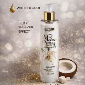 LINEA BIO Дълбоко подхранващ лосион за тяло с блестящи частици 240мл.