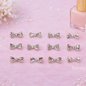 Бижута за декорация на маникюр -панделки 12бр.