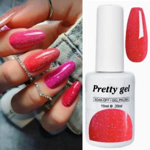 Гел лак Pretty Y5 Искрящ Бонбон UV/LED 10 мл