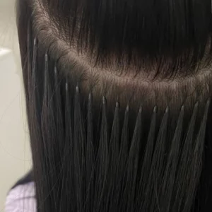 Кератинови кичури от естествена коса-цвят 2- 57см.-50 броя