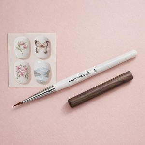 тънка четка за рисуване нокти номер 5 nail art четка за детайли маникюр