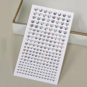 самозалепващи кристали AB за нокти и грим блестящи камъчета декорация