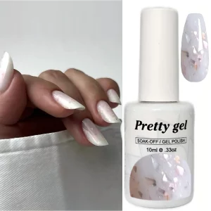 Pretty Gel Cookie 3 Цветна Rubber База с фини частици 10 мл